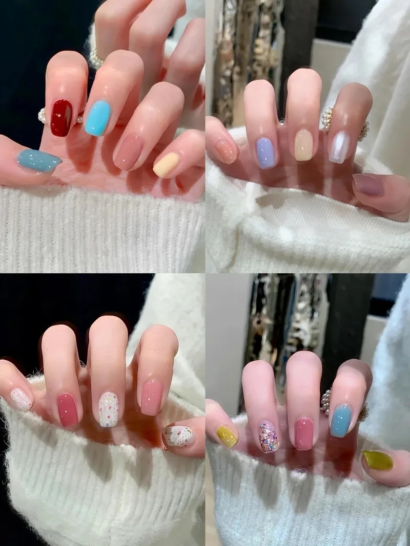 Mẫu nail tết đơn giản giúp đôi tay thêm rạng rỡ