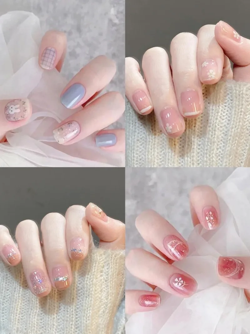 Mẫu sơn gel đơn giản nàng yêu thích sự tối giản