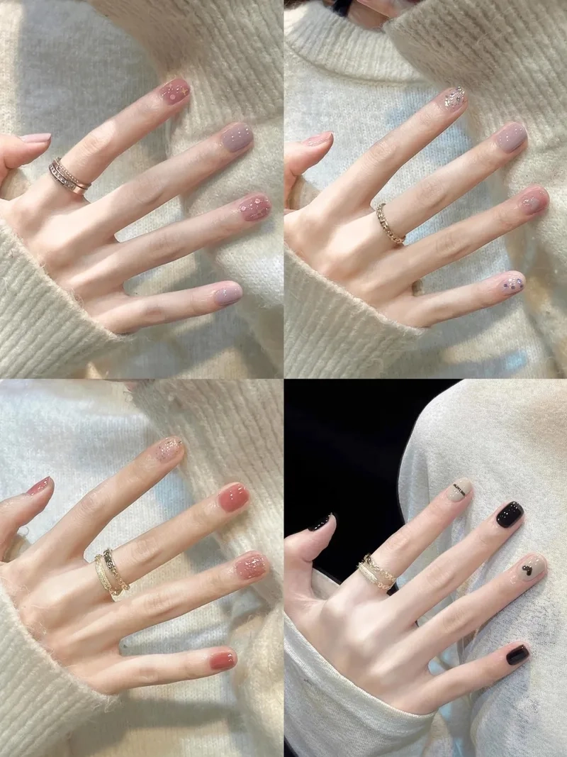 Nail tay đơn giản đẹp phù hợp với mọi phong cách