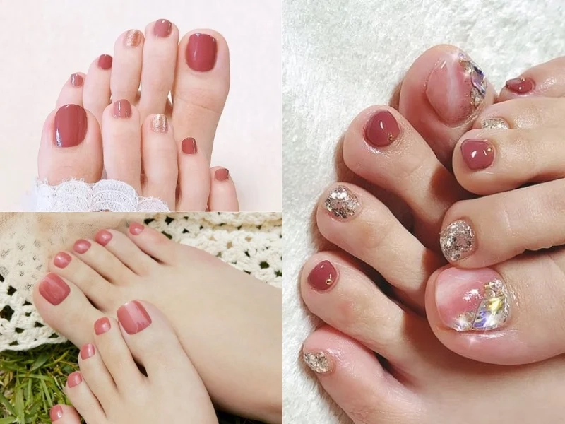 Các kiểu vẽ móng chân đơn giản mà đẹp phù hợp với nàng yêu thích sự nhẹ nhàng