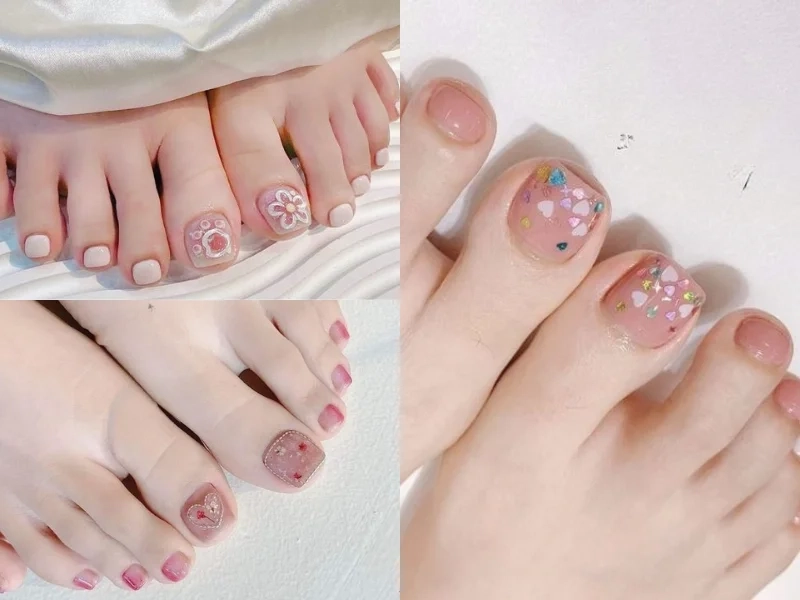 Những bộ nail móng chân đẹp mang lại vẻ đẹp hoàn hảo cho đôi chân