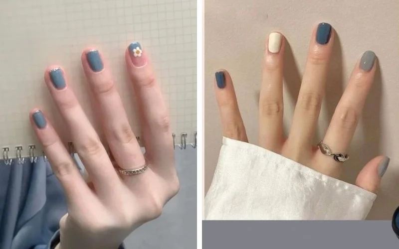 Nail tay xinh đơn giản mang lại vẻ đẹp tự nhiên