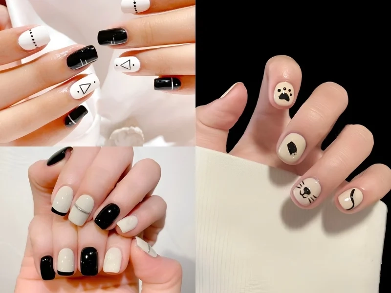 Nail xinh đơn giản cho da ngăm giúp tôn da hoàn hảo