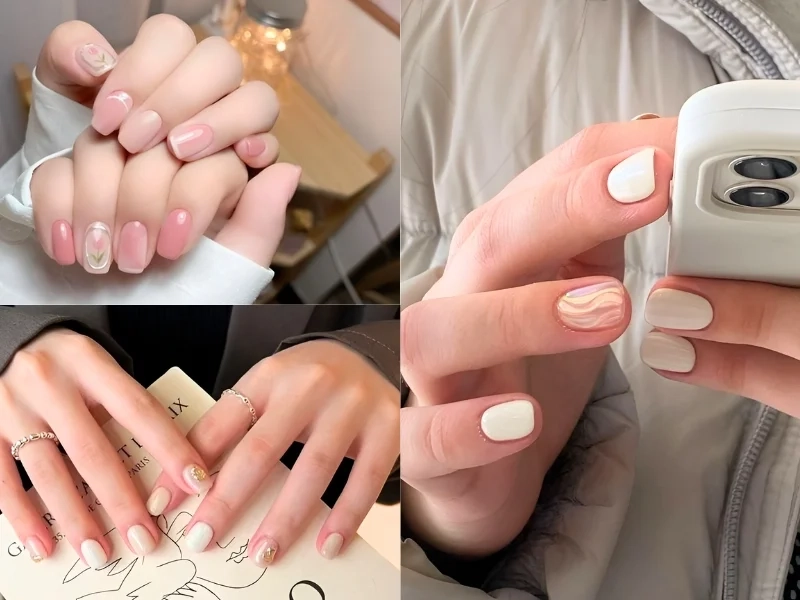 Những mẫu nail đơn giản cho học sinh xinh nhưng vẫn thanh lịch
