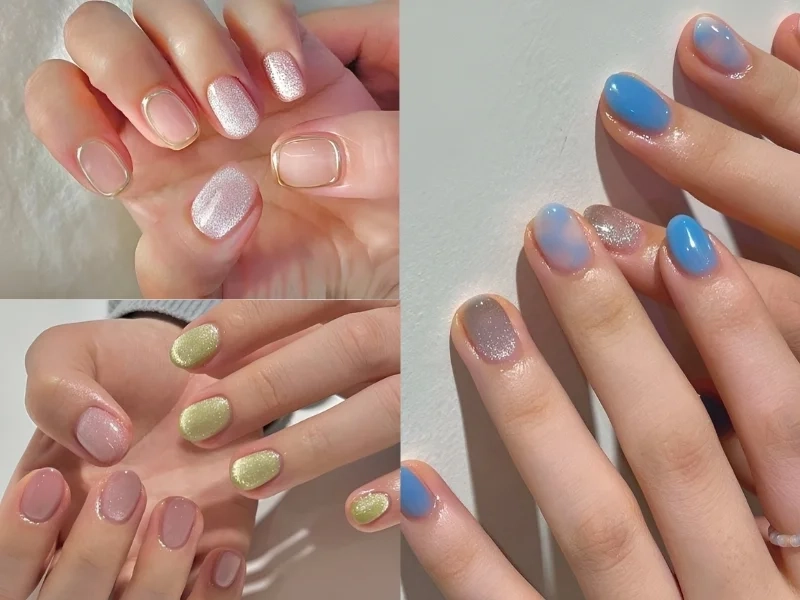 Nail xinh màu pastel mang lại vẻ đẹp nhẹ nhàng và tinh tế