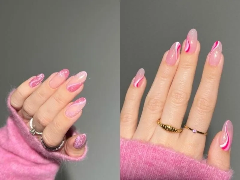 Mẫu nail đẹp móng nhọn giúp nàng luôn nổi bật