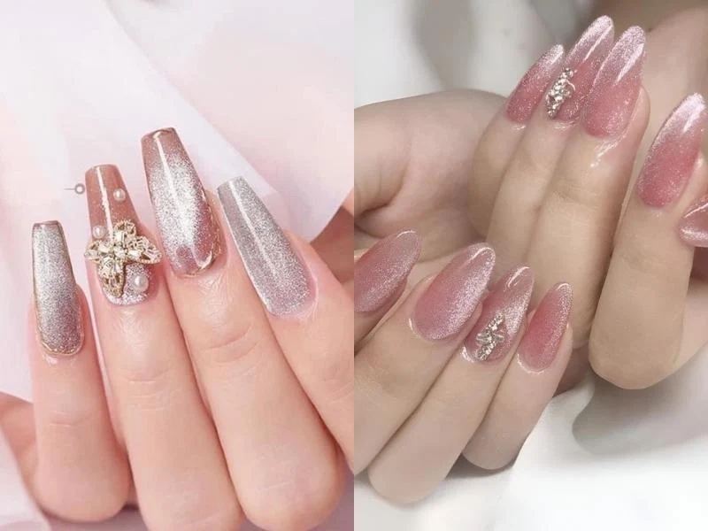 Mẫu nail mắt mèo sang chảnh cho nàng yêu thích sự độc đáo