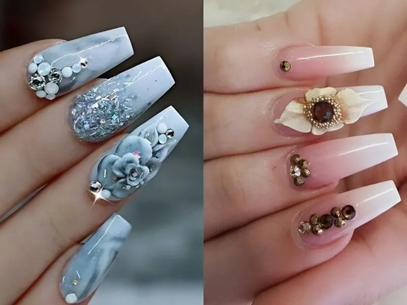 Móng tay giả sang chảnh giúp nàng thay đổi phong cách linh hoạt