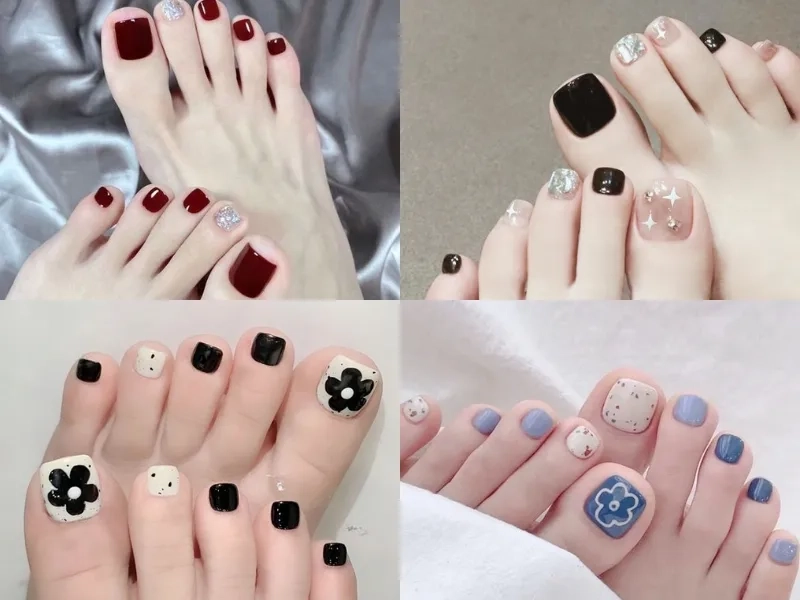 Màu móng chân đẹp sáng da khiến nàng mê mẩn