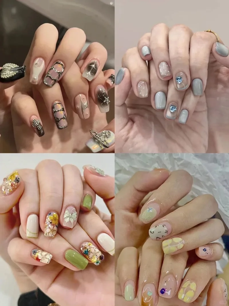 Nail dễ thương đơn giản phù hợp với mọi phong cách