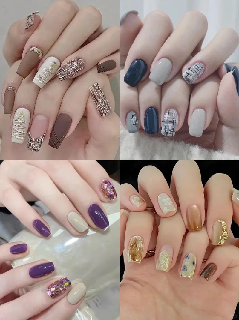 Móng tay đơn giản dễ thương nhưng vẫn cực kỳ cuốn hút