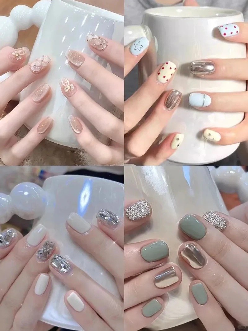 Mẫu vẽ móng dễ thương nàng yêu thích sự nữ tính