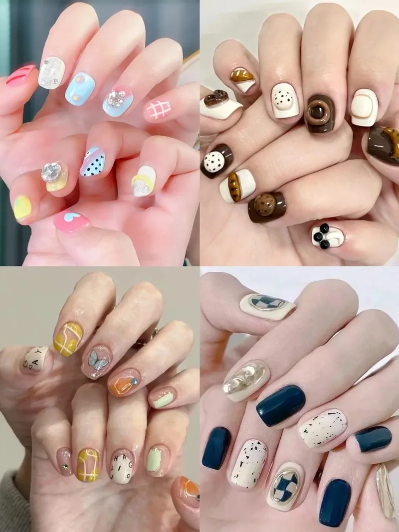 Vẽ móng đơn giản dễ thương giúp nàng luôn nổi bật
