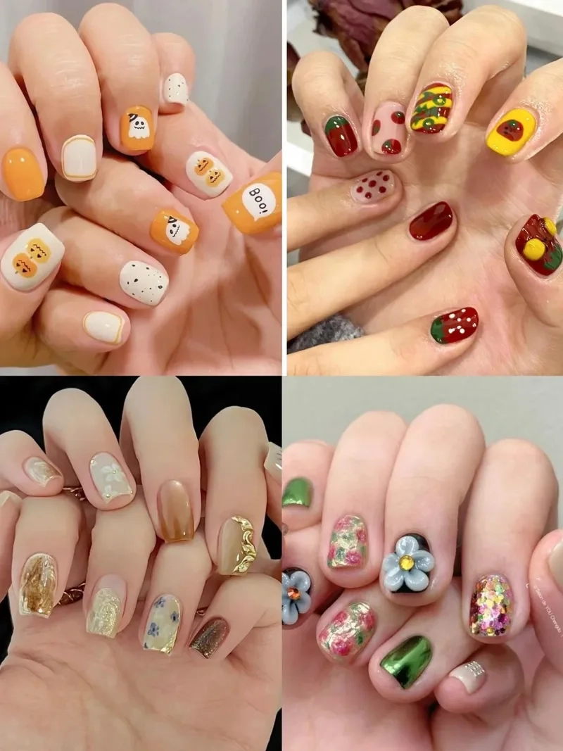 Mẫu nail đơn giản dễ thương nàng không thể bỏ lỡ