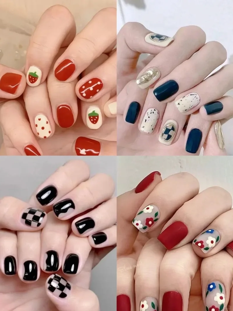 Nail tay đơn giản phù hợp với mọi phong cách