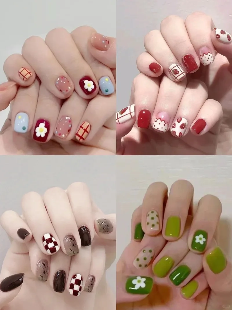 Màu nail đơn giản nhưng vẫn cực kỳ sang trọng