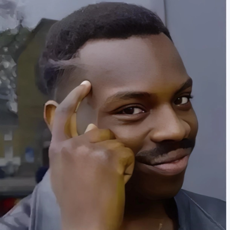 Meme anh da đen tóc ngắn, biểu cảm hài hước mọi thời đại