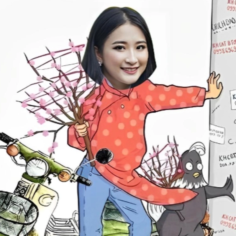 Trend hot với meme tết ghép mặt cực hài