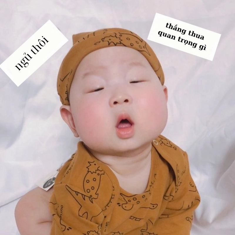 Cứ ngủ ngon, vì ngủ thôi thắng thua là chuyện bình thường meme
