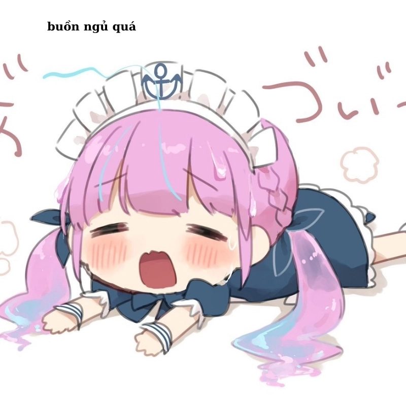 Nhìn buồn ngủ chibi mà thấy đáng yêu không chịu nổi