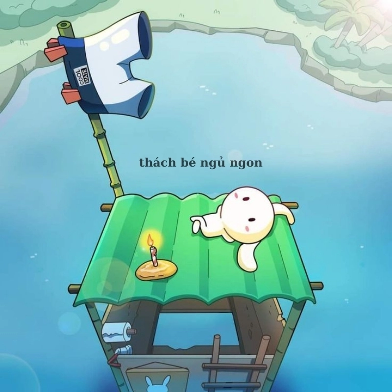 Đêm nay bạn có dám vượt qua thách bé ngủ ngon meme không