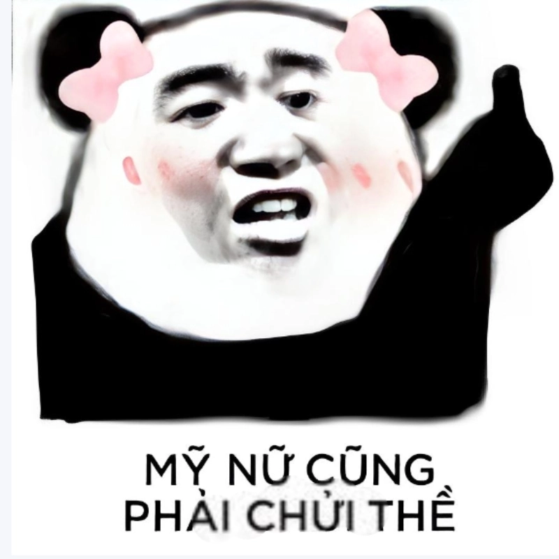Không thể nhịn cười với meme mỹ nữ cũng phải chửi thề, quá chất
