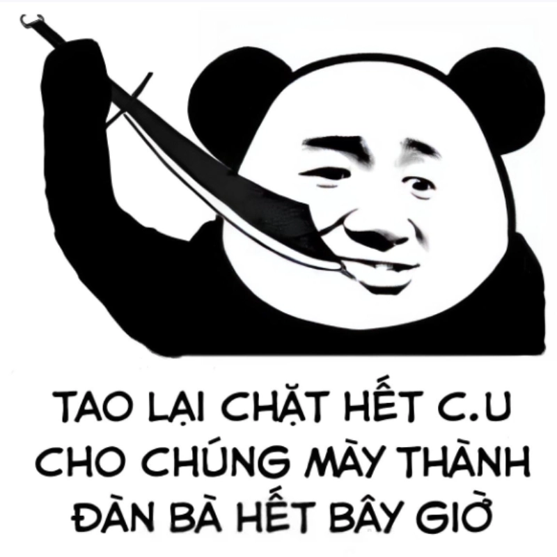Khi cảm xúc dâng trào, chỉ có meme chửi bậy mới diễn tả hết được