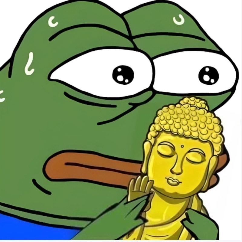 Khi cuộc đời quá mệt meme ếch xanh tu là chân ái