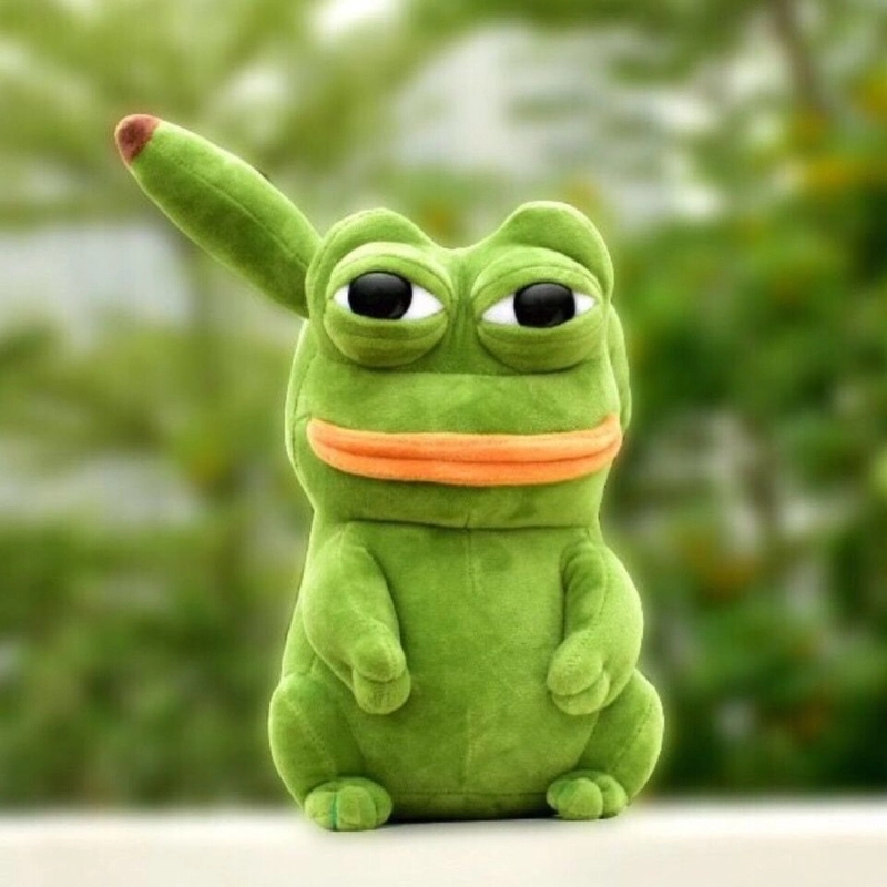 Siêu đáng yêu với meme ếch xanh gấu bông ai cũng thích
