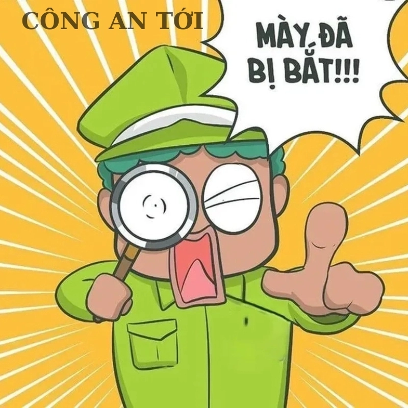 Meme công an tới, không ai có thể né tránh khoảnh khắc này