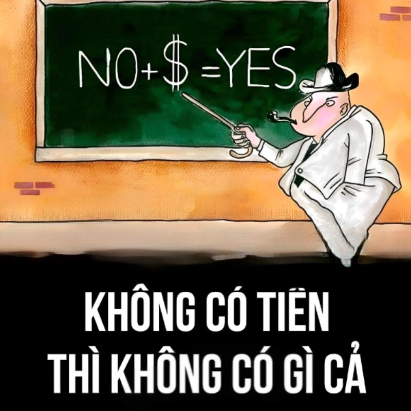 Khi không có tiền meme, chỉ biết nhìn đời trong vô vọng