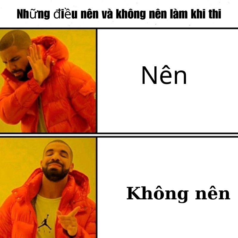 Hướng dẫn hài hước với meme nên và không nên