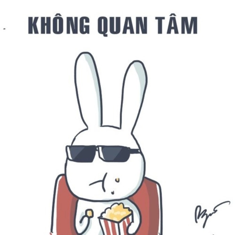 Khi bạn phớt lờ drama với meme không quan tâm