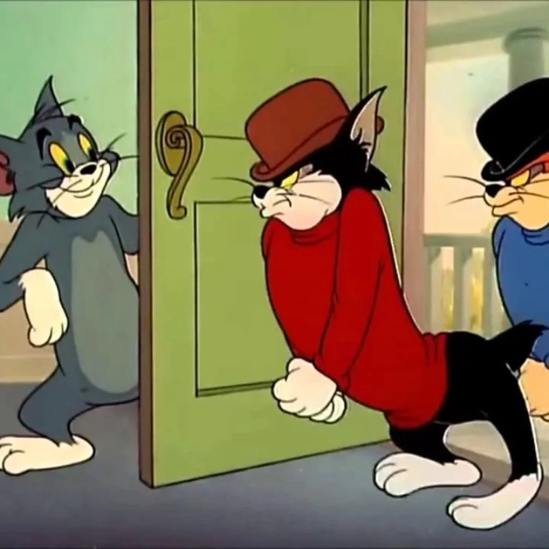Bộ ba huyền thoại meme 3 con mèo tom