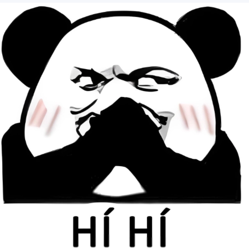 Đừng nhìn nữa, meme gấu trúc ngại ngùng thật đó