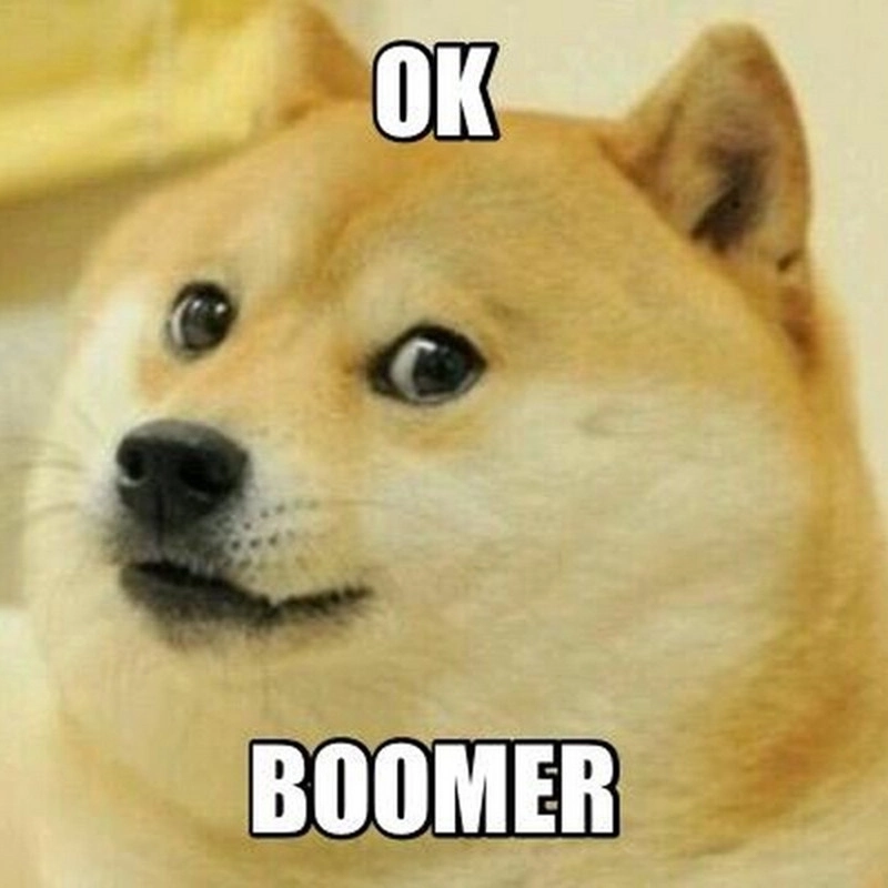 Câu trả lời cực mỉa mai dùng ngay meme ok boomer