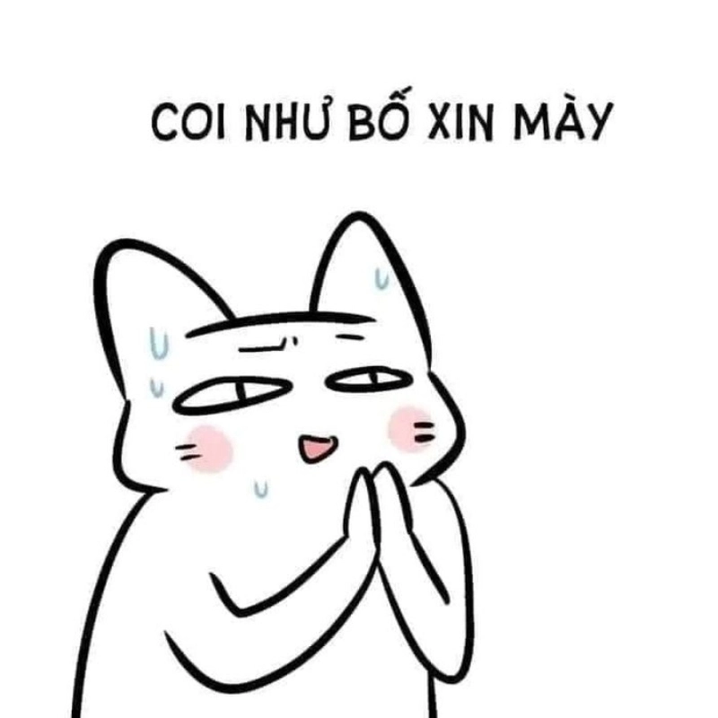 Một biểu tượng thay lời muốn nói icon quỳ lạy