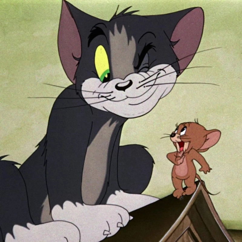 Spike tom and jerry meme Khi Spike xuất hiện thì Tom chỉ có nước chạy mất