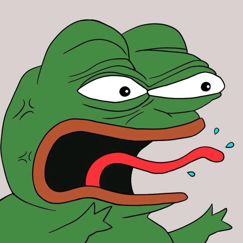 Meme ếch xanh tức giận nhìn mà thấy bất lực giùm luôn