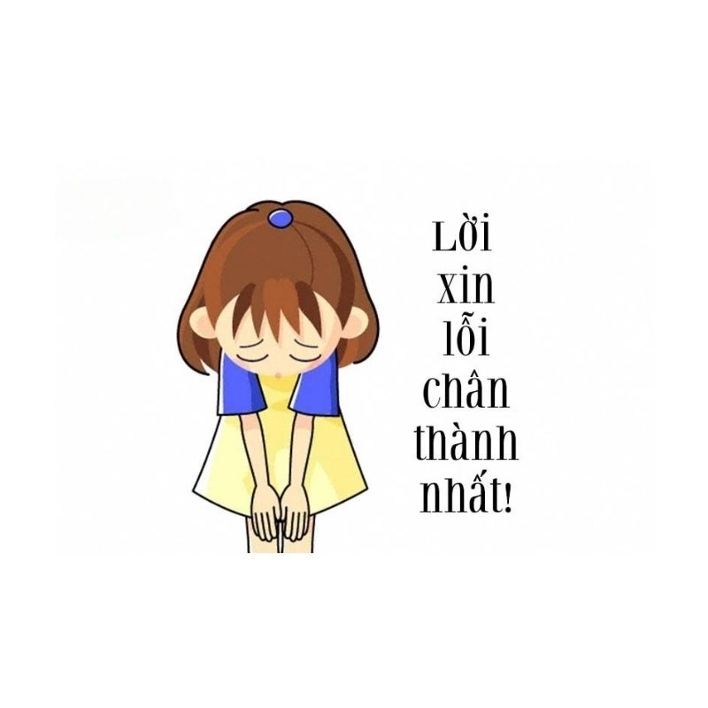 Khi meme xin lỗi chân thành nhưng vẫn bị lườm nguýt