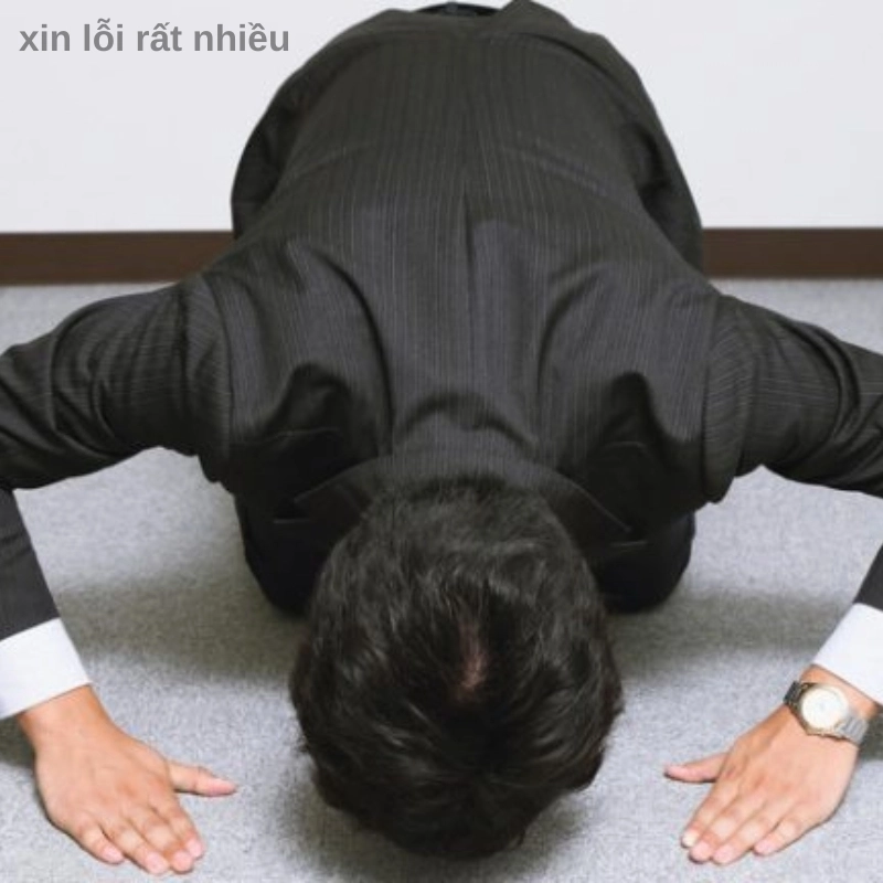 Khi lỗi quá lớn, chỉ còn cách meme dập đầu xin lỗi