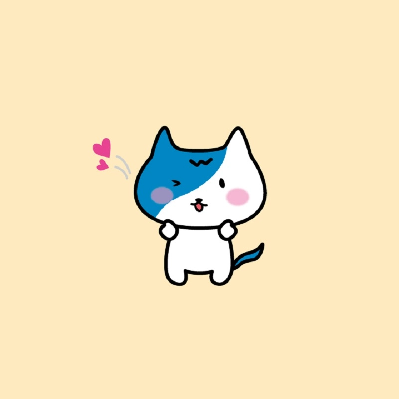 Dễ thương quá mức với tay mèo chibi