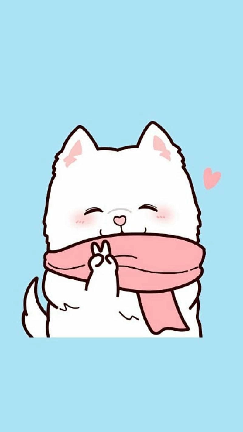 Xao xuyến trước mèo chibi dễ thương