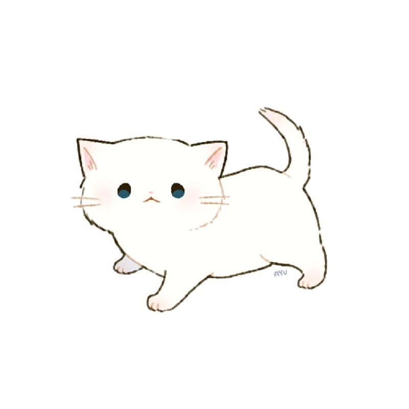 Tải ngay ảnh mèo cute chibi cực dễ thương