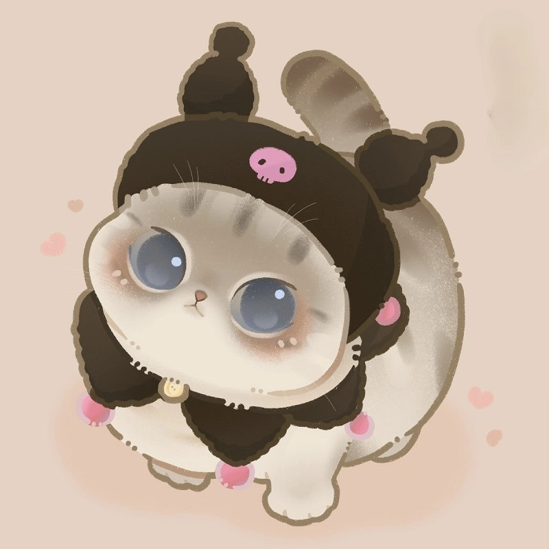 Tổng hợp hình cute chibi mèo siêu cưng