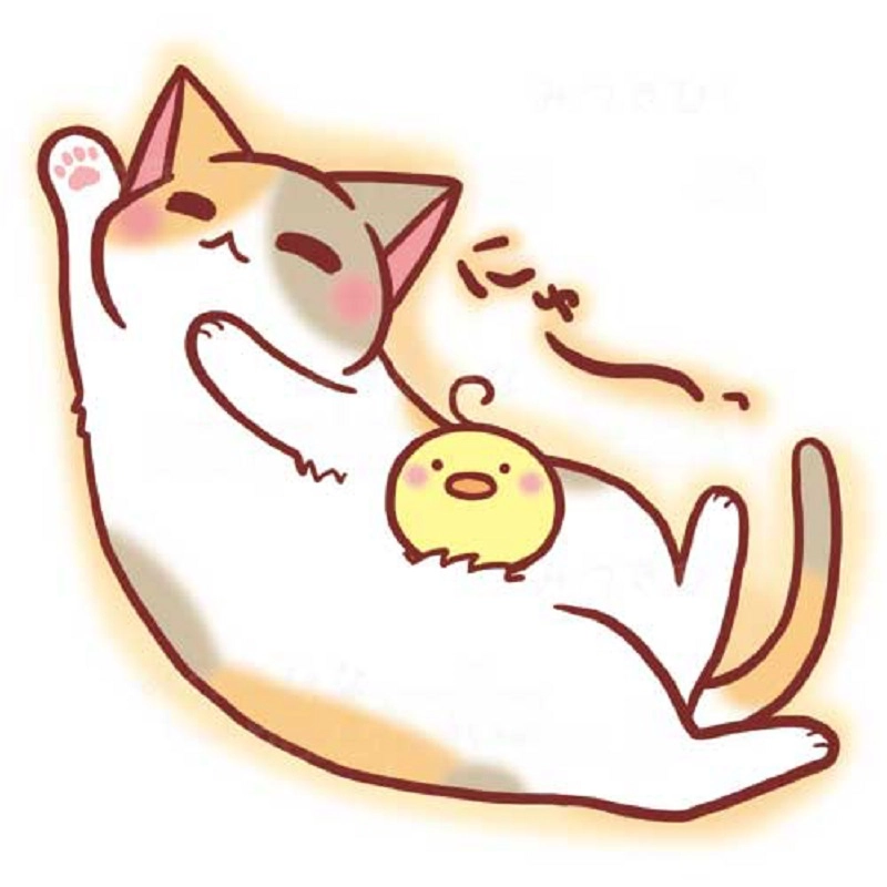 Cưng xỉu với con mèo cute chibi dễ thương