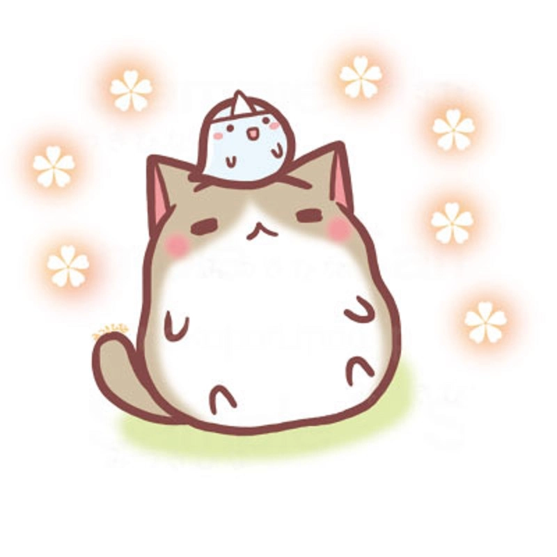 Đáng yêu không tưởng với mèo vàng chibi
