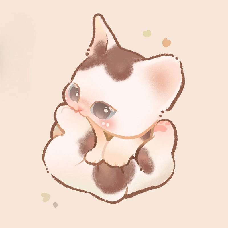 Gợi ý hình chibi mèo cute cho tín đồ mê mèo
