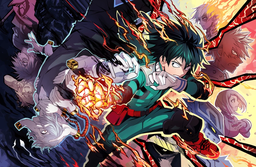 Deku Midoriya hành trình từ cậu bé vô năng đến người hùng mạnh mẽ