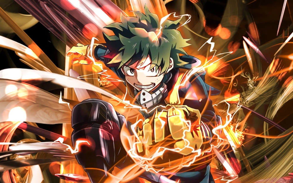 Izuku Midoriya manga nhân vật chính đầy cảm hứng trong My Hero Academia